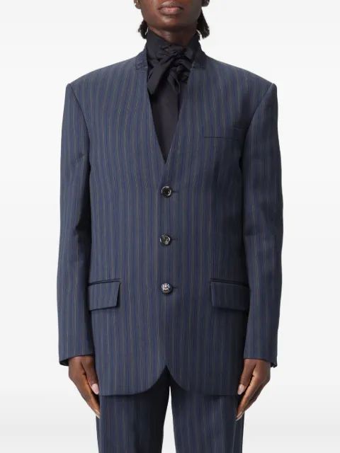 Moschino blazer a rayas diplomáticas