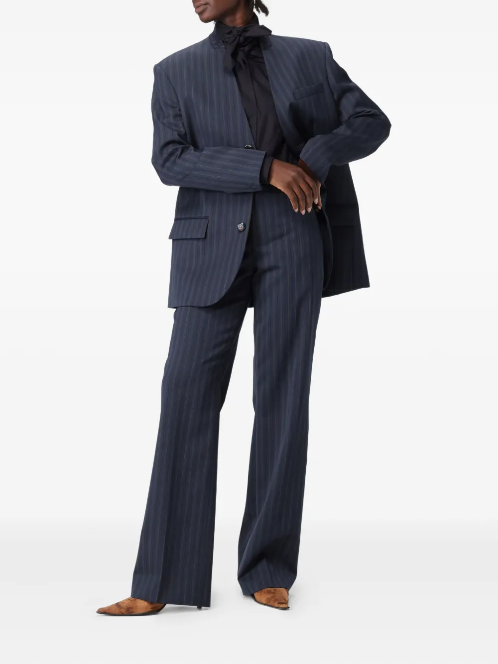 Moschino pinstripe-print blazer | Fitted Jackets | Image 2