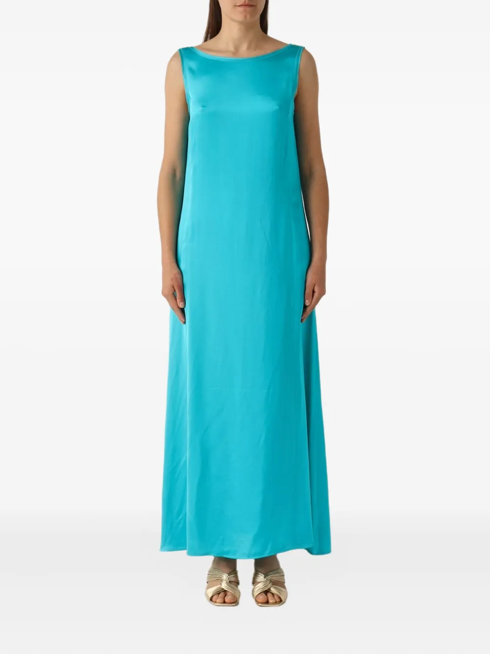 MALIPARMI boat-neck sleeveless maxi dress | Evening Dresses | Image 2