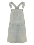 Levi's Kids logo-appliqué denim playsuit - Blue