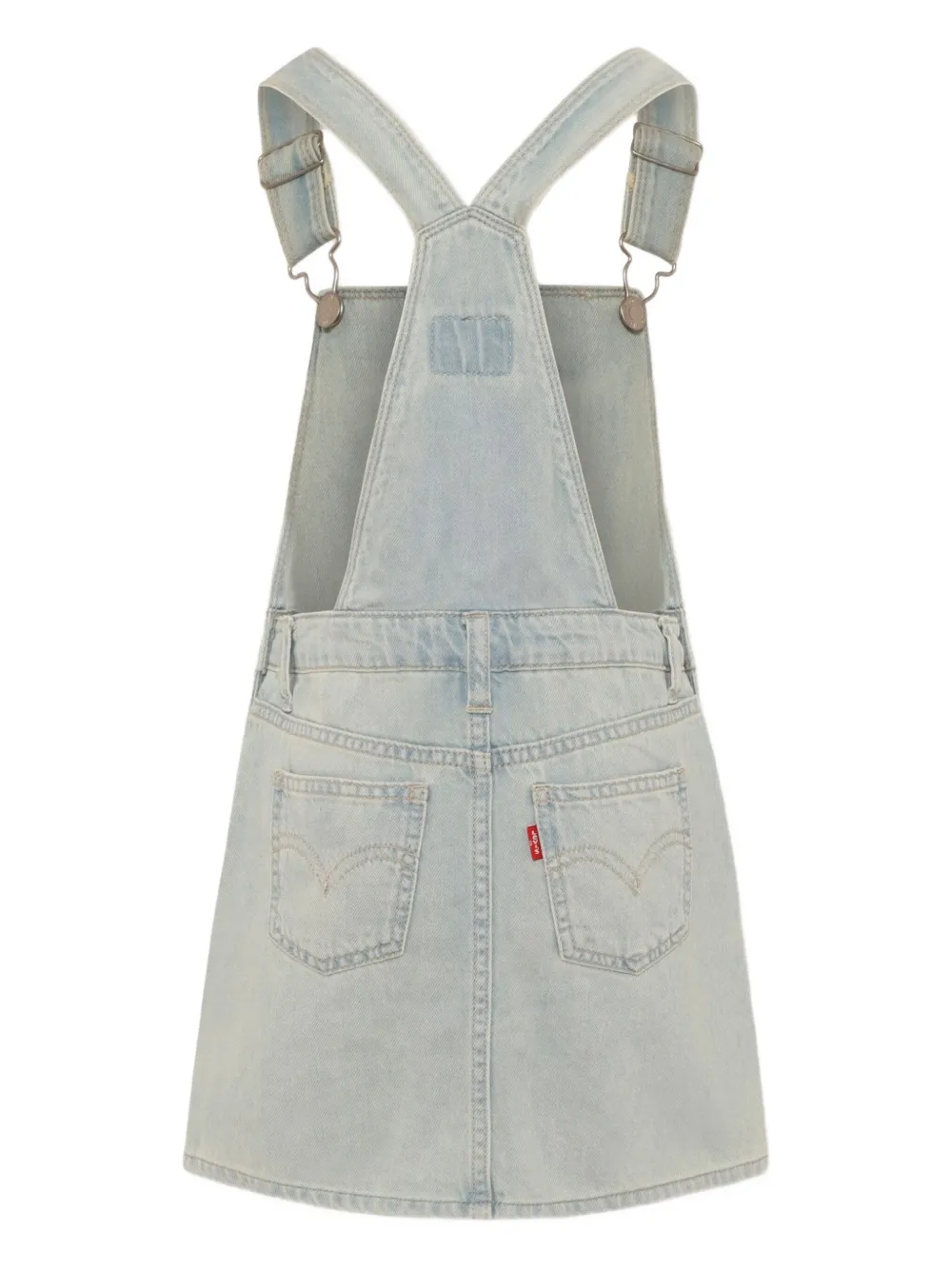 Levi's Kids Playsuit van spijkerstof met logo-applicatie Blauw