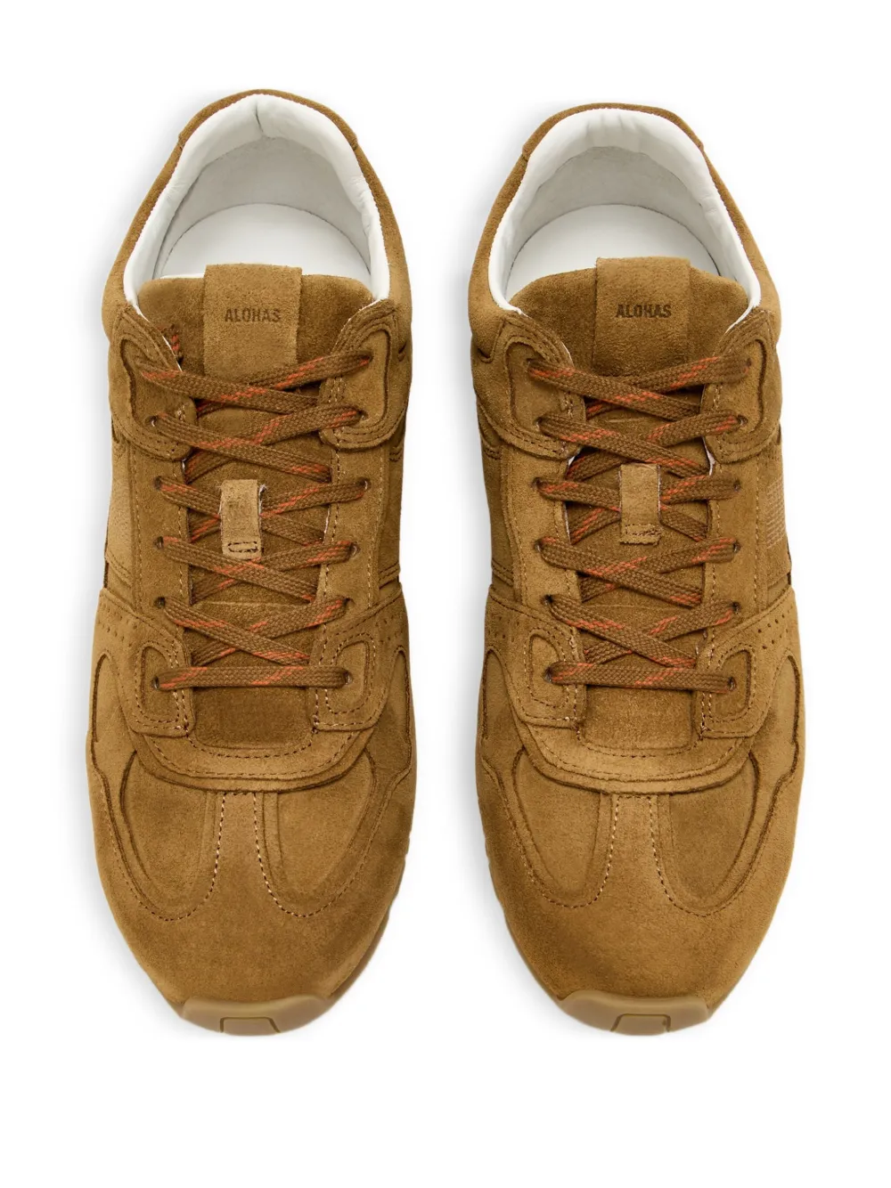 ALOHAS Tb.56 suede panelled sneakers Neutrals
