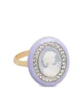 Cameo & Beyond Glam Ladies ring - Gold