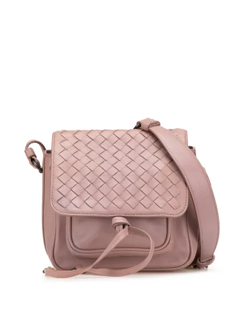 Bottega Veneta Pre-Owned 2012-2024 Nappa Intrecciato Flap crossbody bag