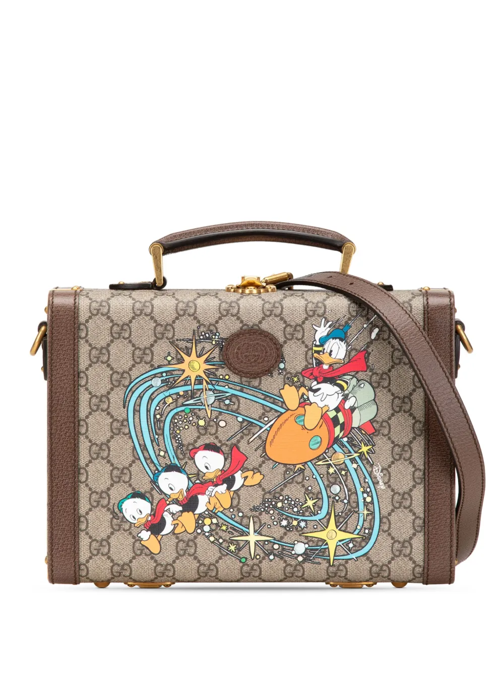 Gucci Pre-Owned 2016-2024 Disney GG Supreme Donald Duck Savoy Case Gucci Pre-Owned 2016-2024 Disney GG Supreme Donald Duck Savoy Case