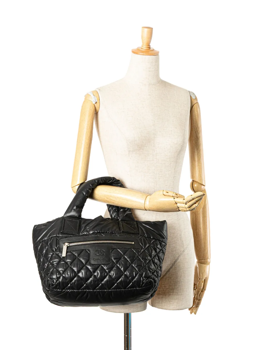 CHANEL Pre-Owned 2010-2011 kleine Coco Cocoon Tote Bag aus gestepptem Nylon | Pre-owned & Archive | Image 2