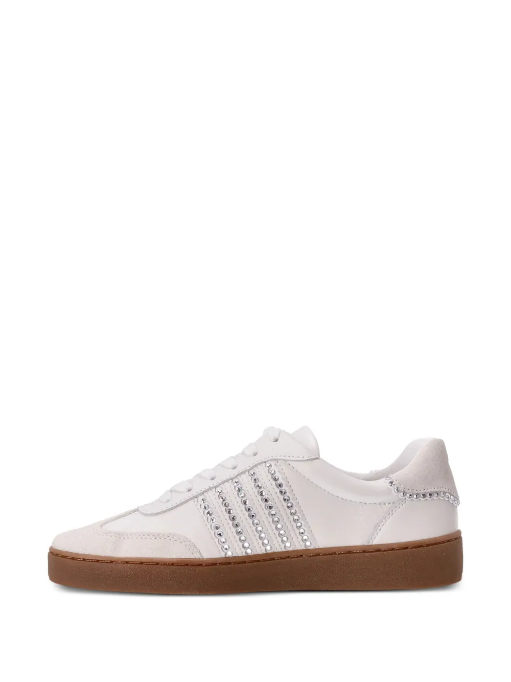 Michael Kors Scotty rhinestone-embellished sneakers White