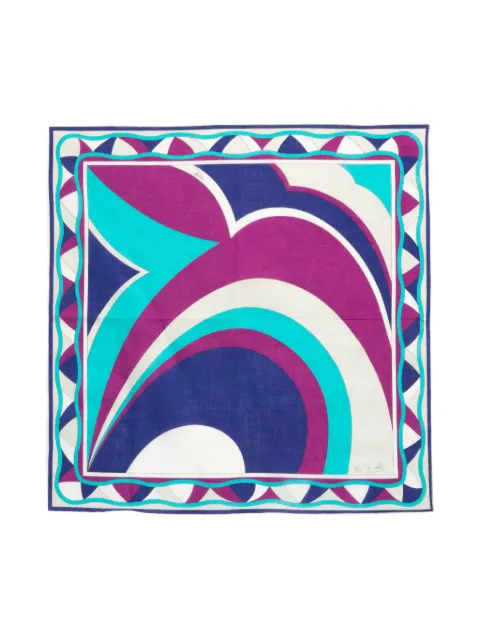PUCCI Pre-Owned  2000s small cotton scarf