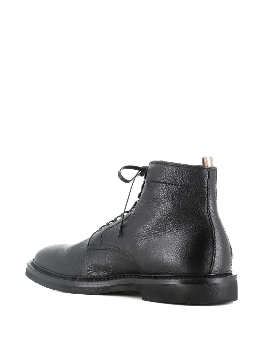 Officine Creative leather lace-up boots Black