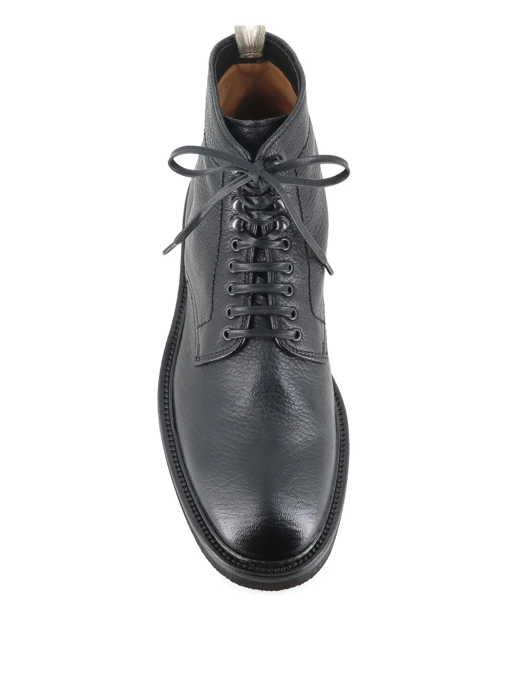 Officine Creative leather lace-up boots Black