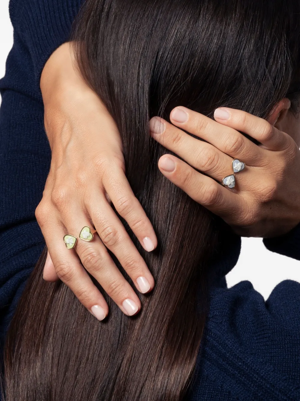 Cameo & Beyond Heart-design Ring
