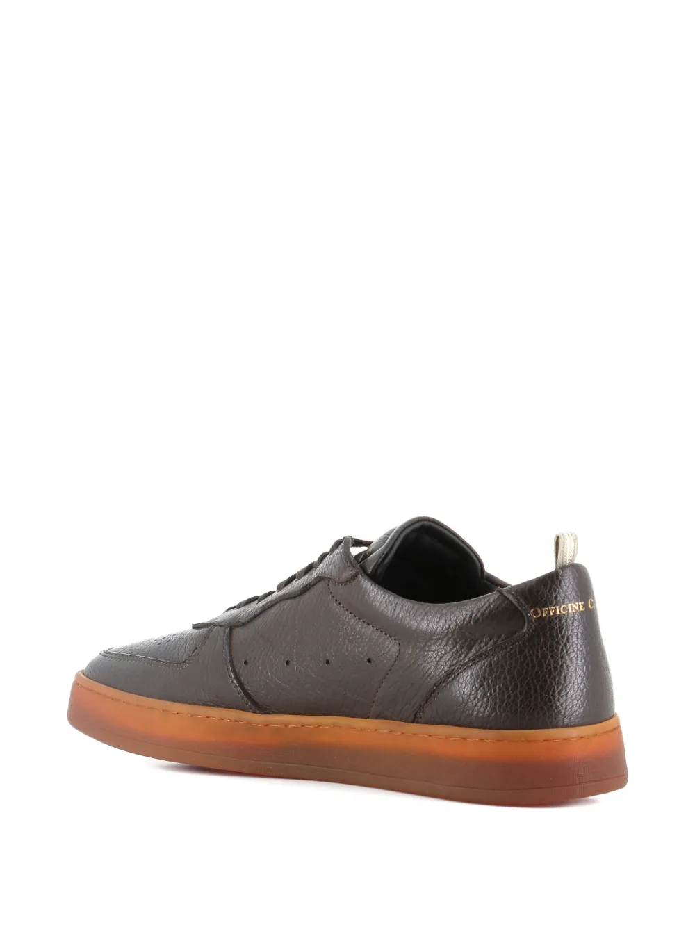 Officine Creative leather low-top sneakers Brown