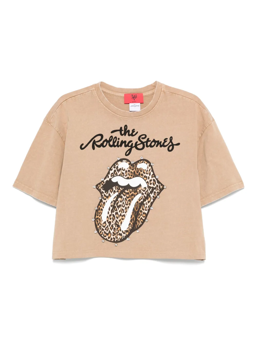 rhinestone-embellished T-shirt