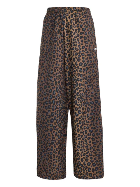 adidas leopard-print trousers
