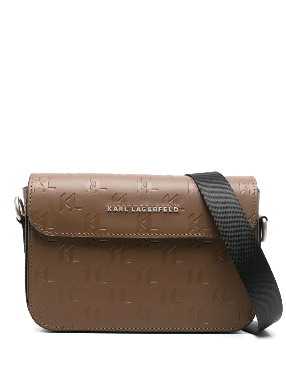 Karl Lagerfeld mochila tipo mensajero | marrón | Image 1