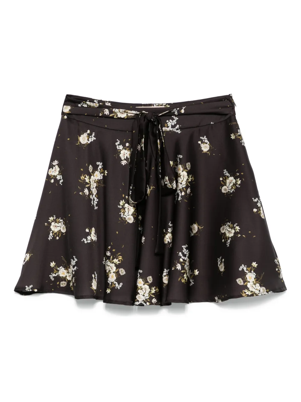 floral-print skirt