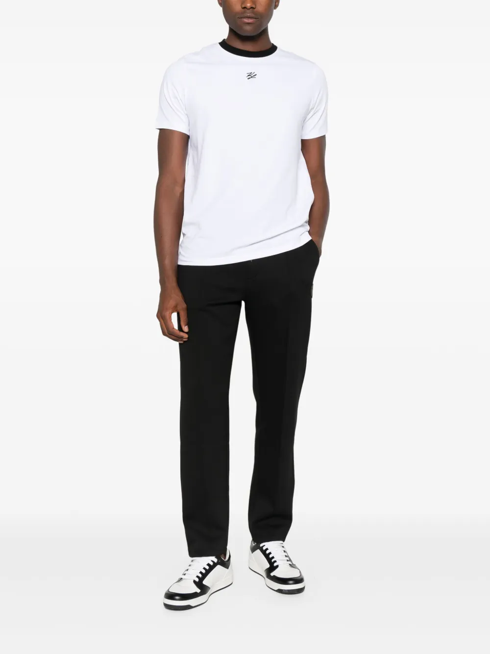 Karl Lagerfeld K/Ikonik track pants - Zwart