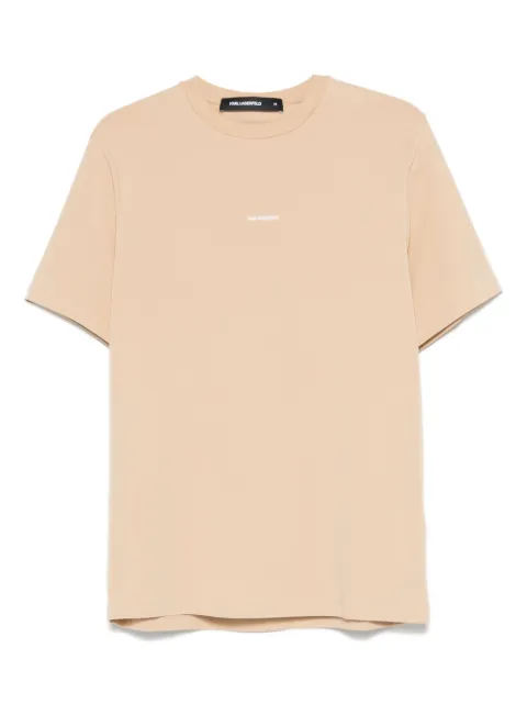 Karl Lagerfeld playera con aplique del logo