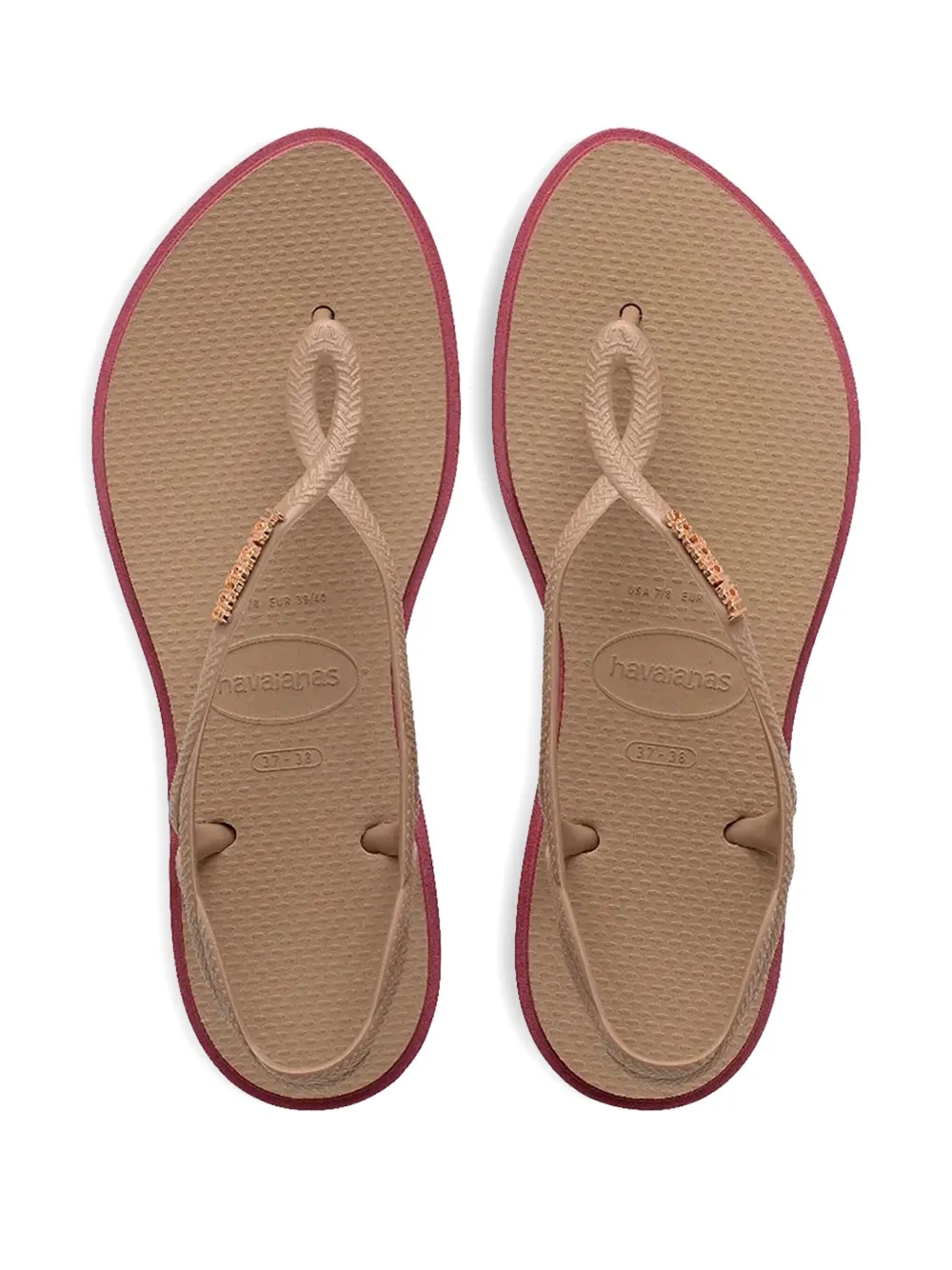 Havaianas Luna Point sandalen Beige