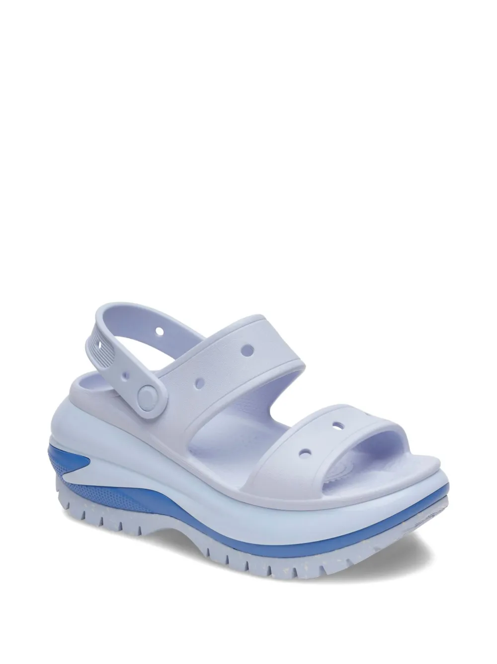 Crocs platform two-strap sandals Blue