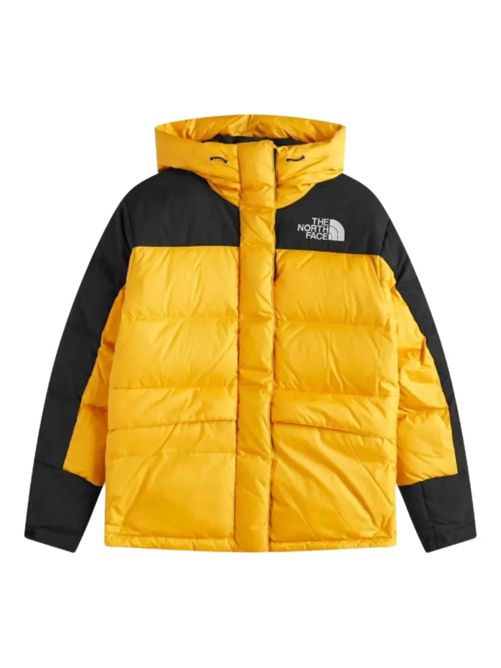 The North Face Himalayan hooded puffer jacket Geel