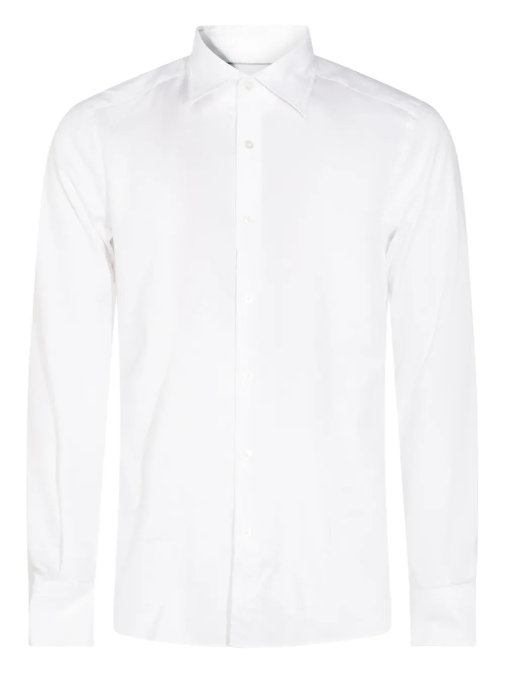 Glanshirt long-sleeve cotton shirt | blanc | Image 1