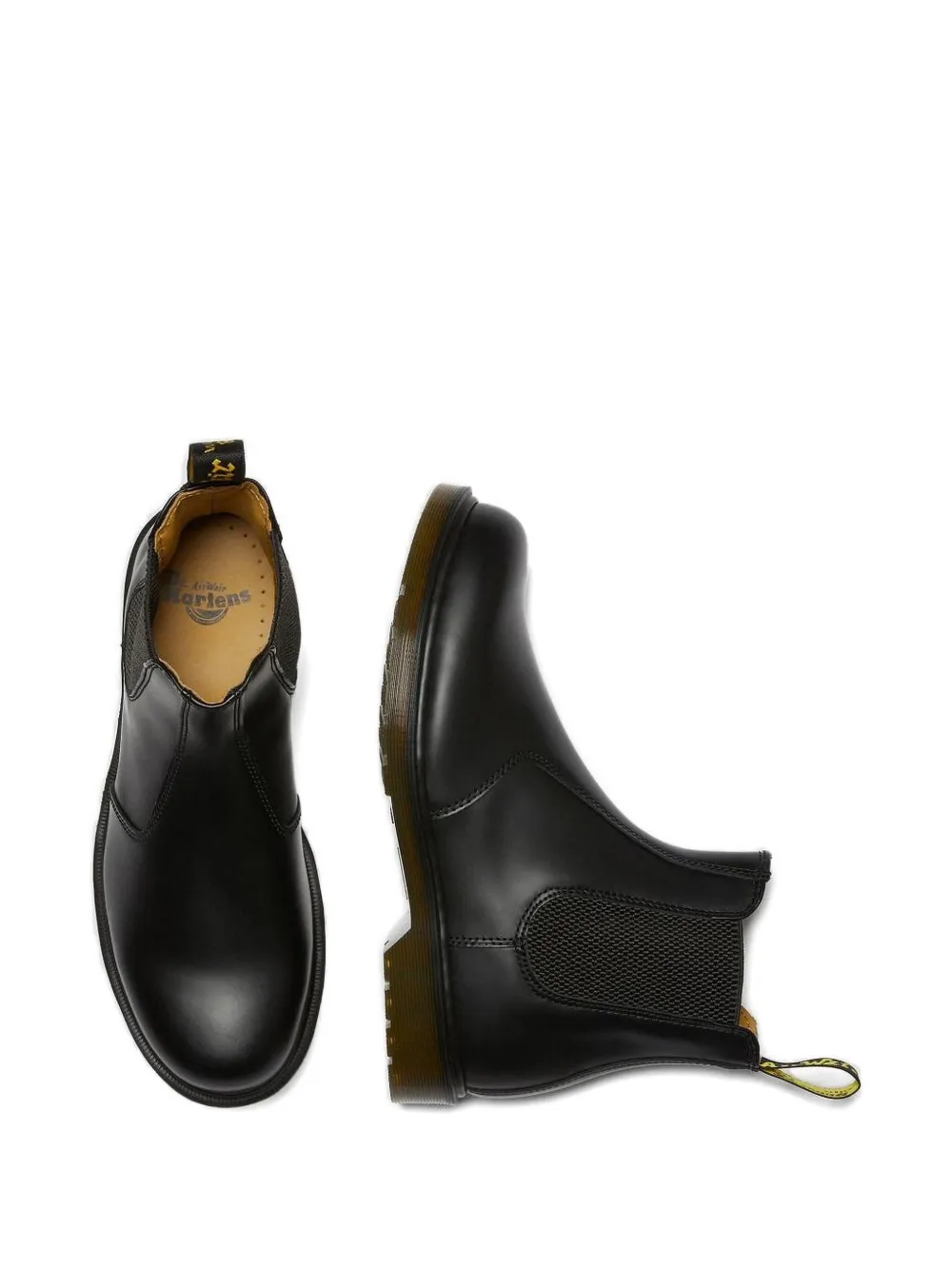 Dr. Martens elastic-sided leather boots Black