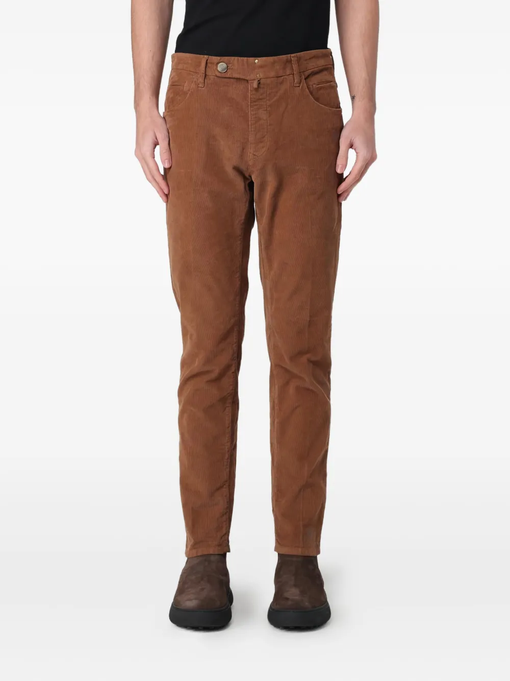 Incotex corduroy trousers - Bruin