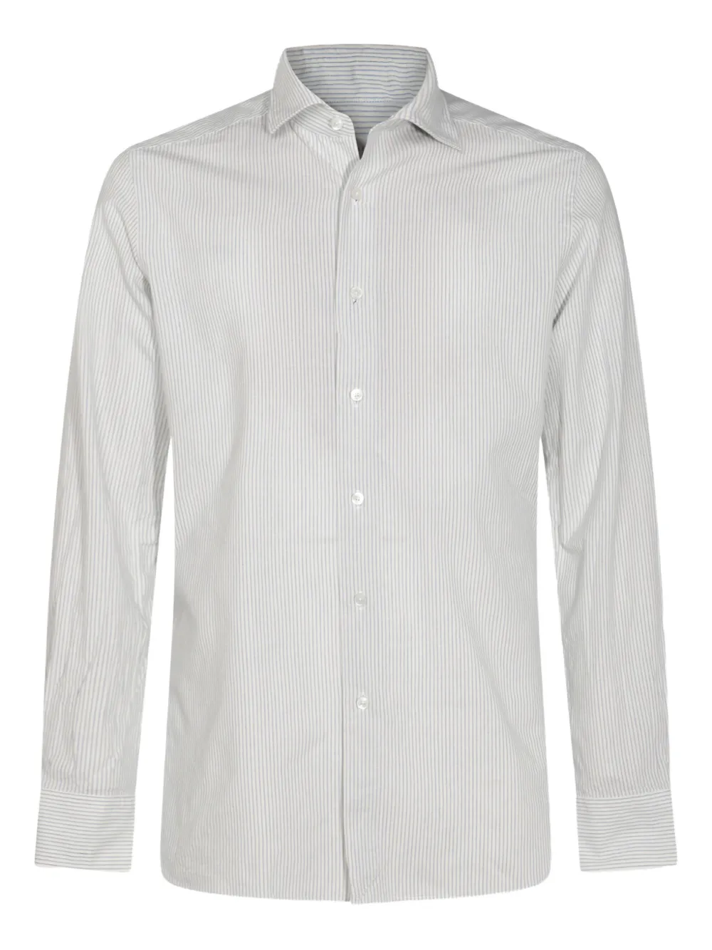 Glanshirt striped button-up shirt | White | Image 1