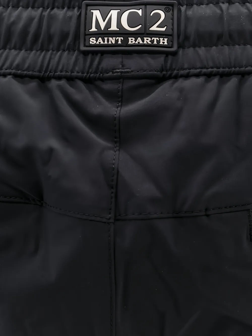 Mc2 Saint Barth Drawstring-waist Swim Shorts In Black