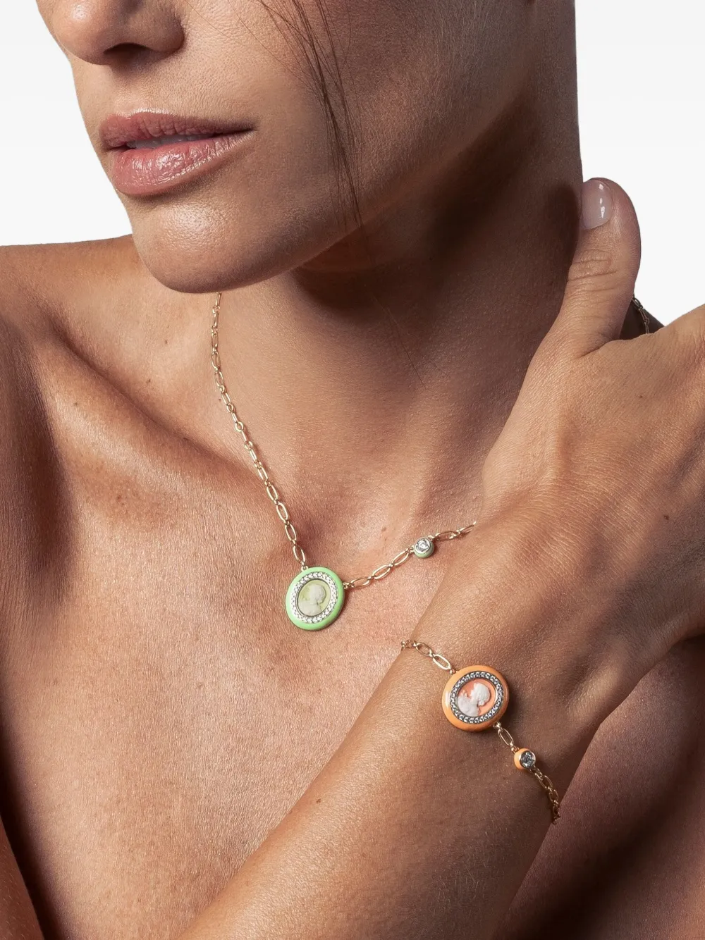 Cameo & Beyond Glam Ladies Bracelet