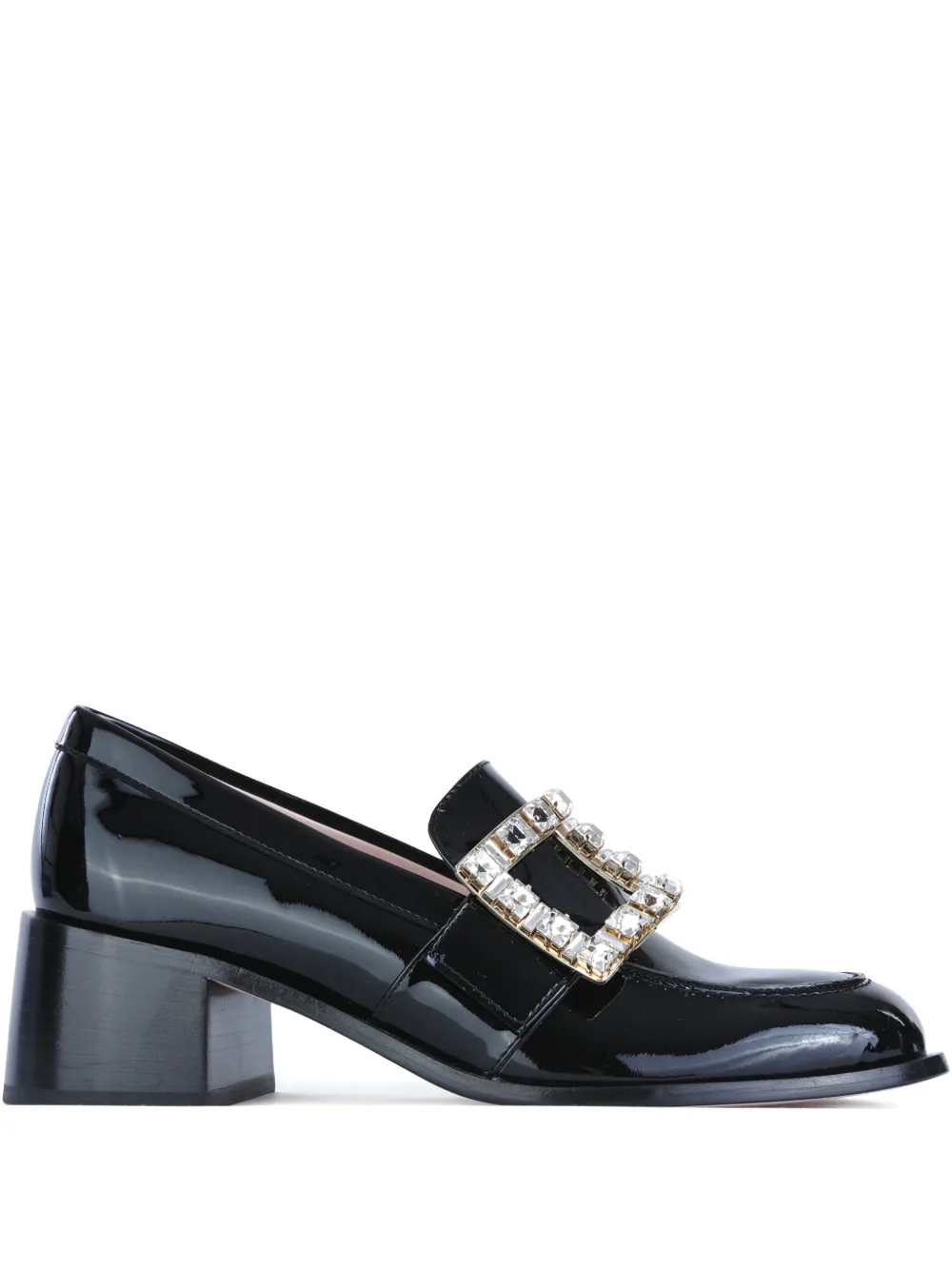 Roger Vivier 55mm patent-leather loafers | Black | Image 1