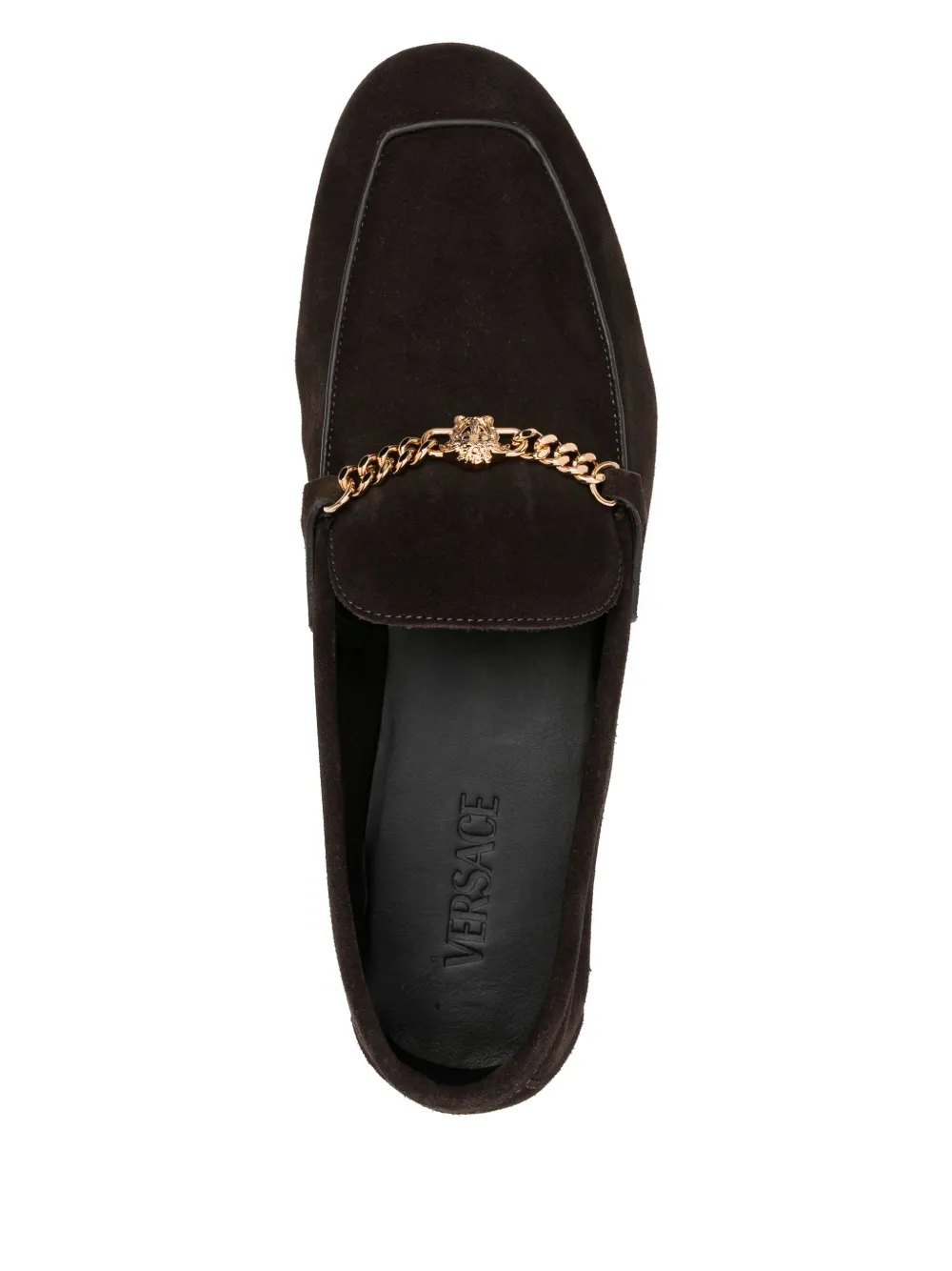 Versace suede loafers Brown