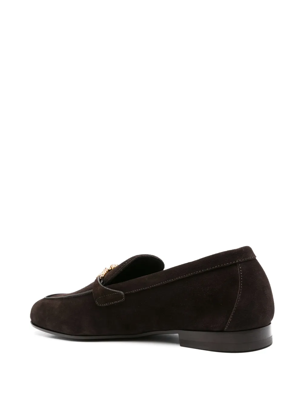 Versace suede loafers Brown