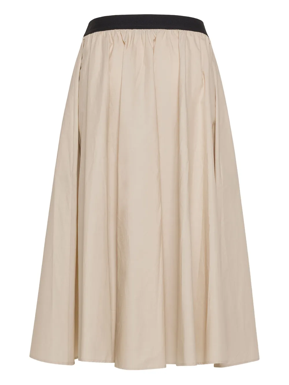 Seventy Elastic-waistband Pleated Skirt In Neutral