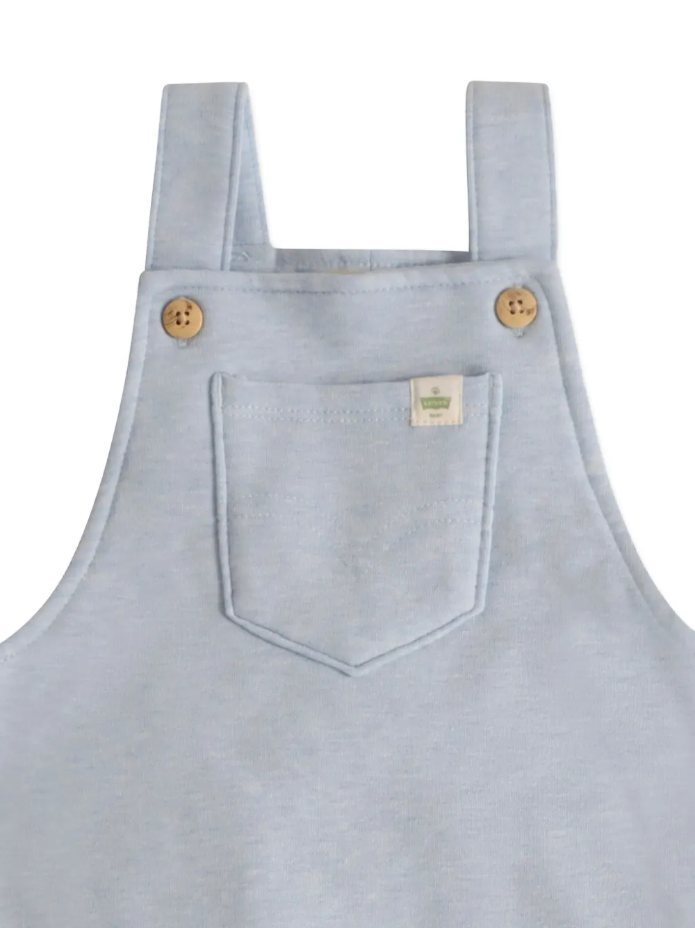 Levi's Kids pocket-detail dungarees Blauw