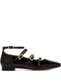 ALOHAS buckle-embellished ballet flats - Brown