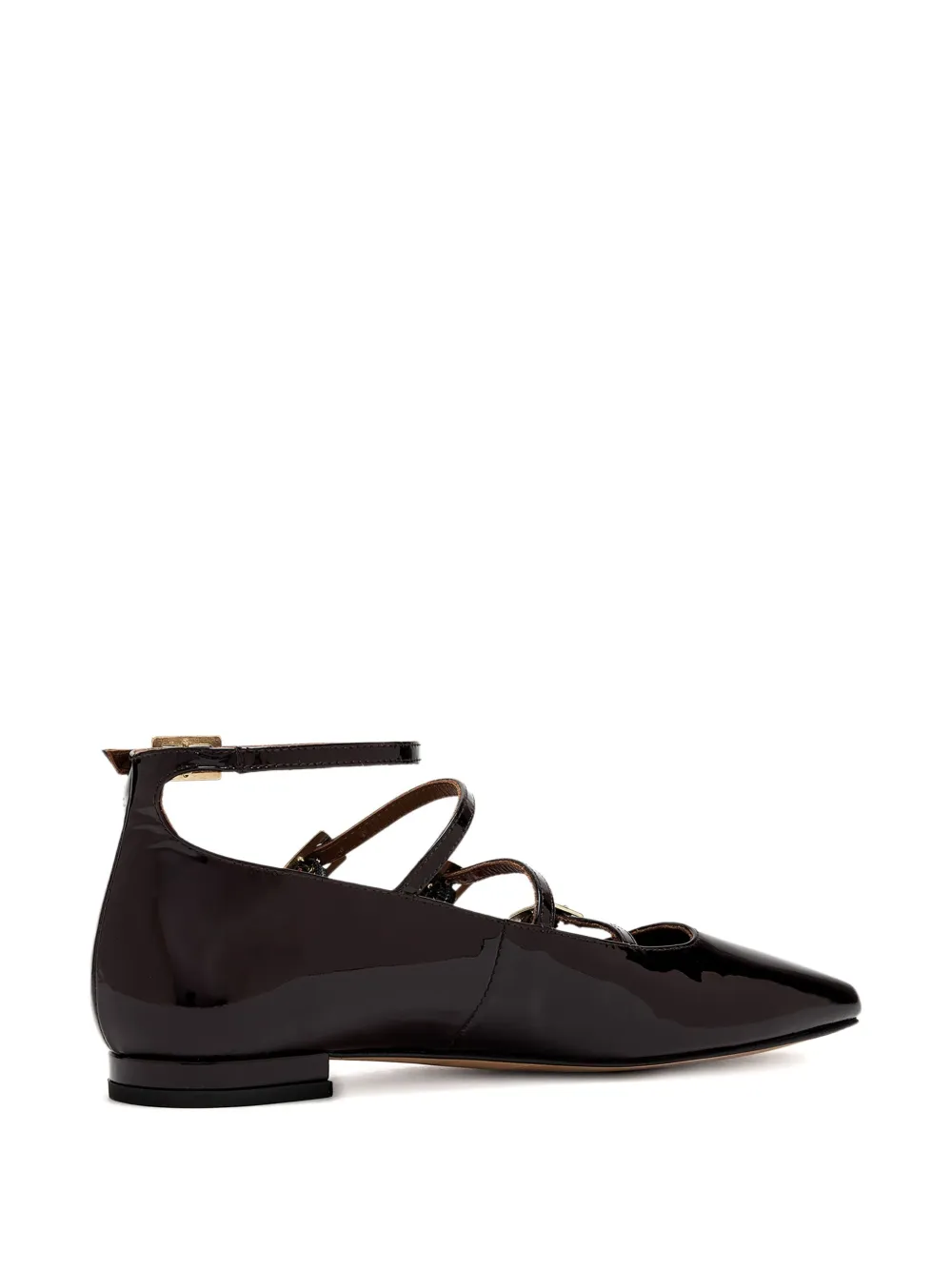 ALOHAS buckle-embellished ballet flats Brown