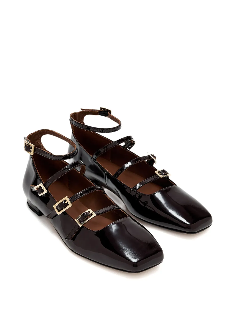 ALOHAS buckle-embellished ballet flats - Bruin
