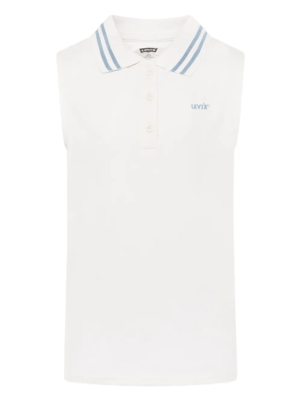 Levi's Kids sleeveless polo shirt | White | Image 1