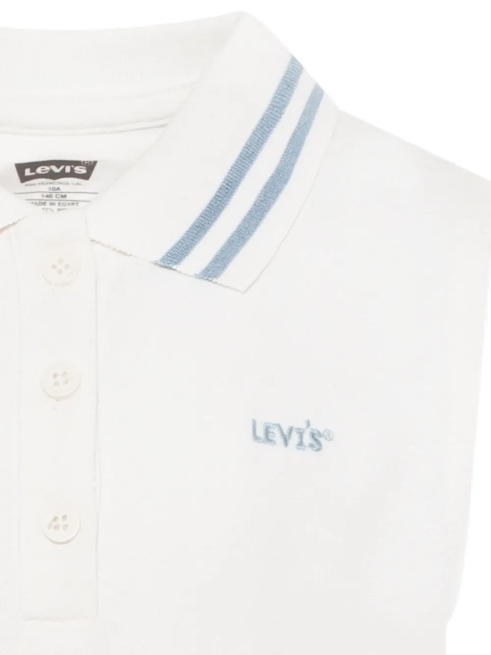 Levi's Kids Mouwloos poloshirt Wit