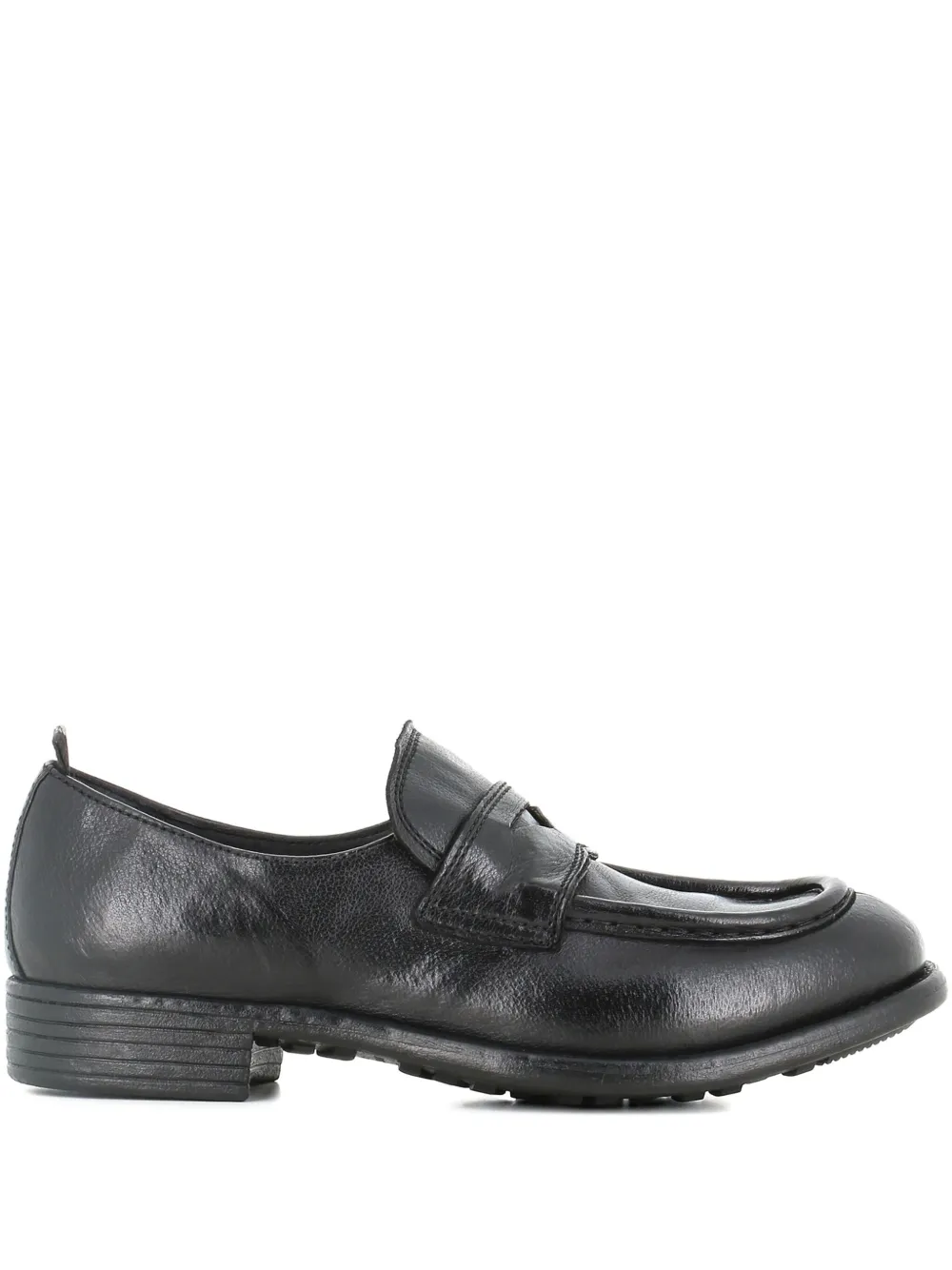 Officine Creative leather loafers Black