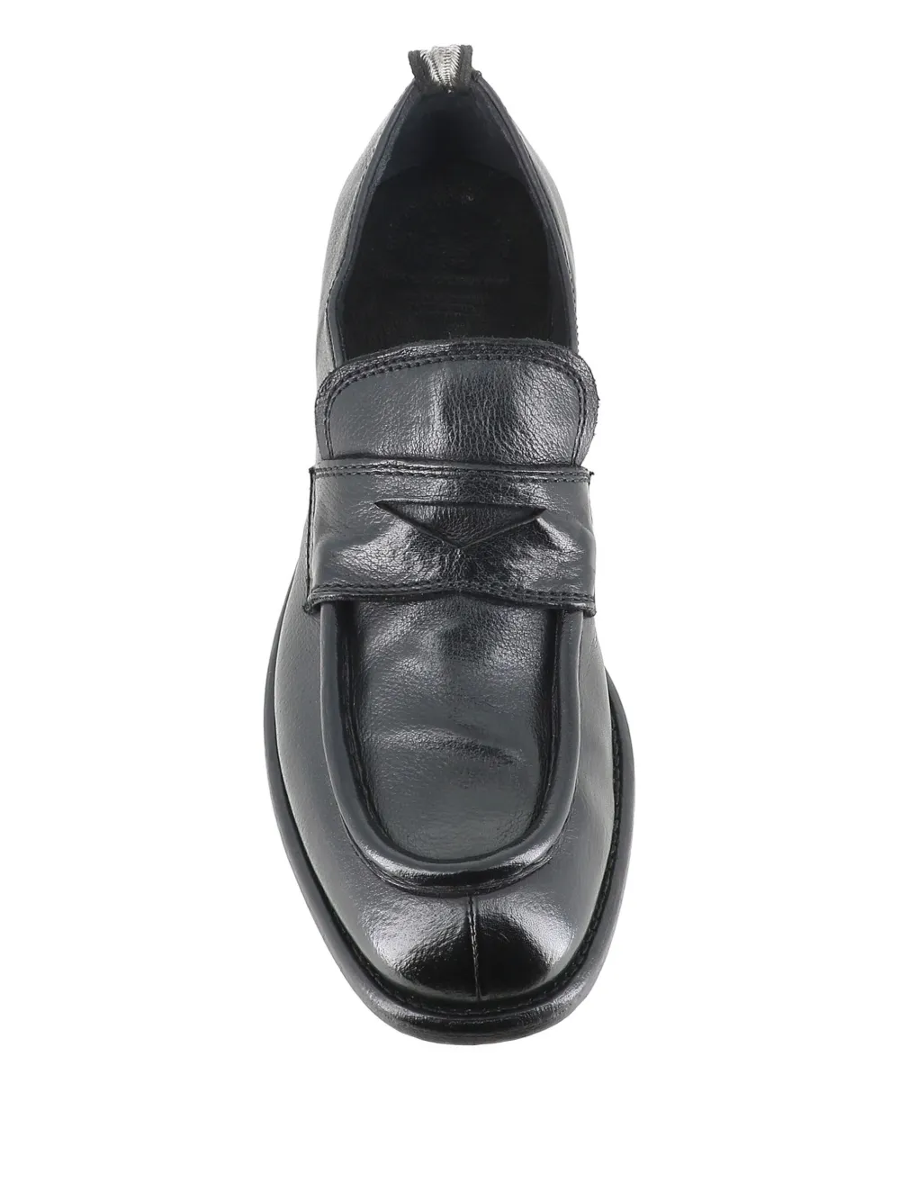 Officine Creative Leather Loafers In Black