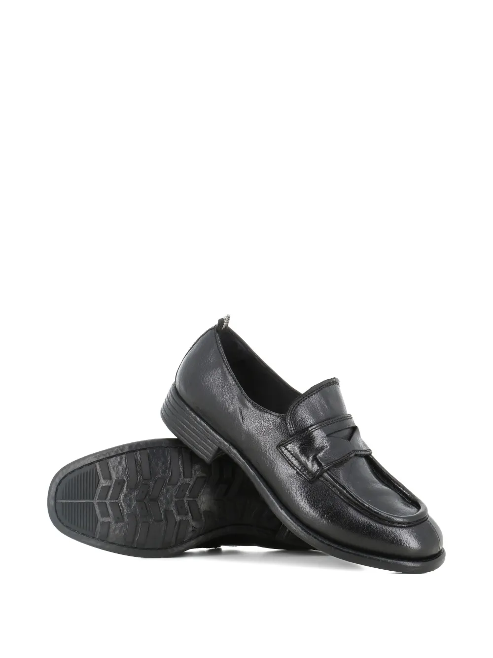 Officine Creative leather loafers Black