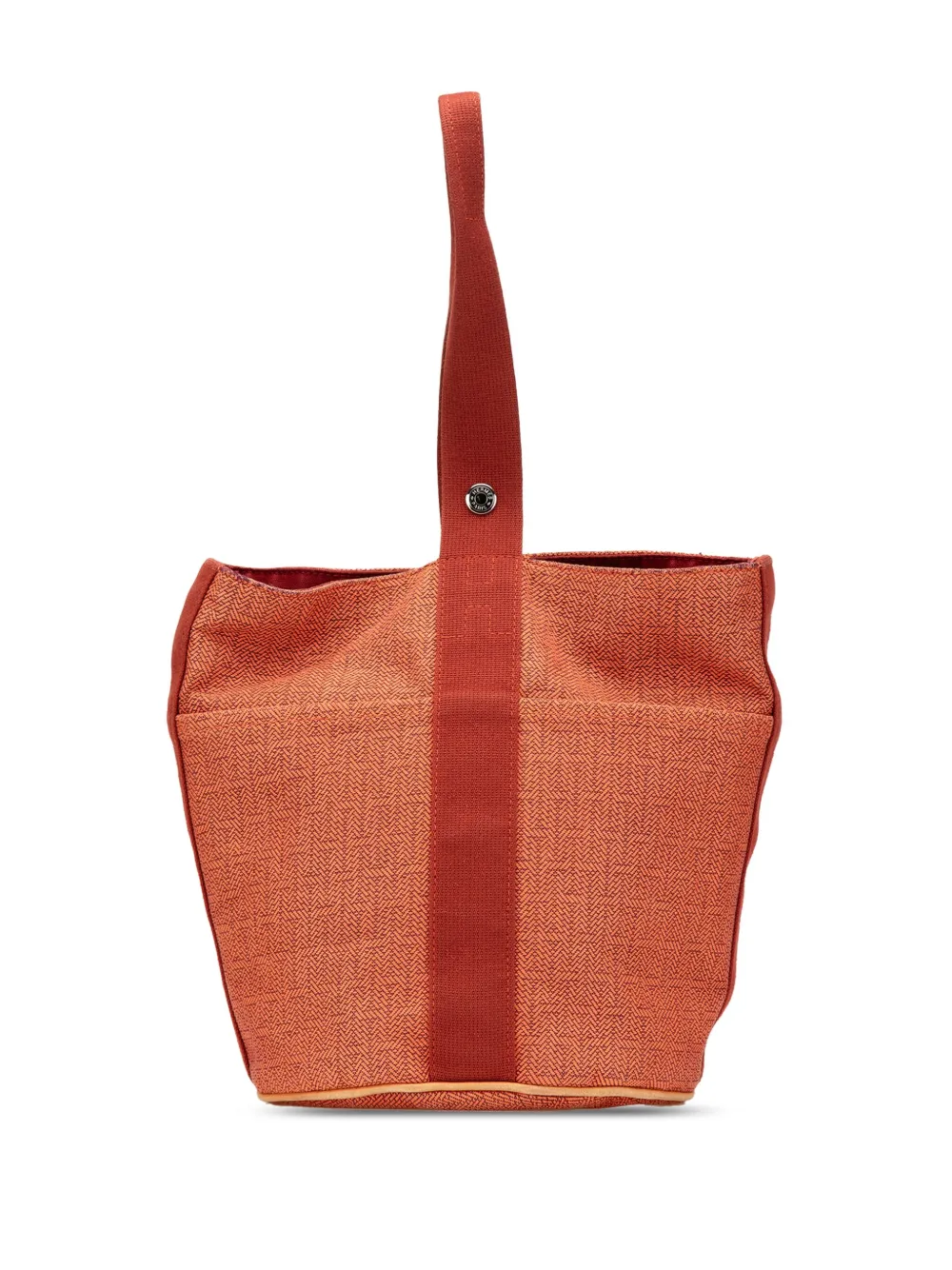 Hermès Pre-Owned 2000-2020 Toile Saxo MM bucket bag | Orange | Image 1