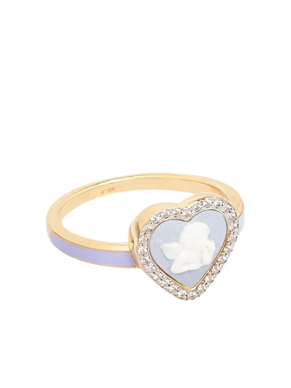 Cameo & Beyond anillo Sparkling Cherub | dorado | Image 1