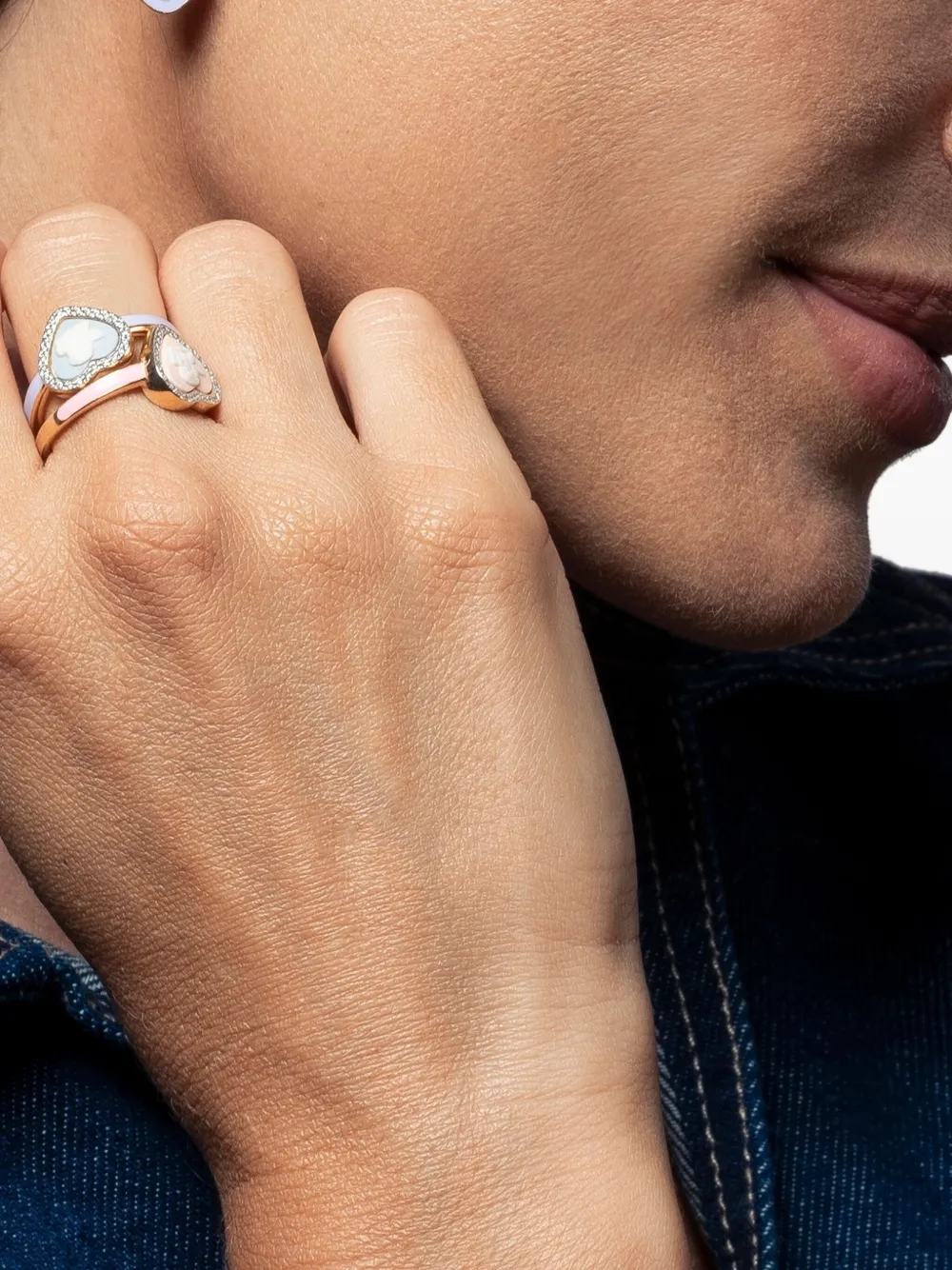 Cameo & Beyond anillo Sparkling Cherub | Image 2