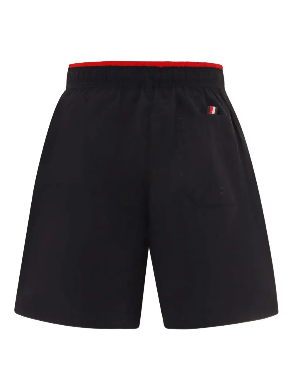 Tommy Hilfiger Junior contrasting-trim swim shorts Blauw