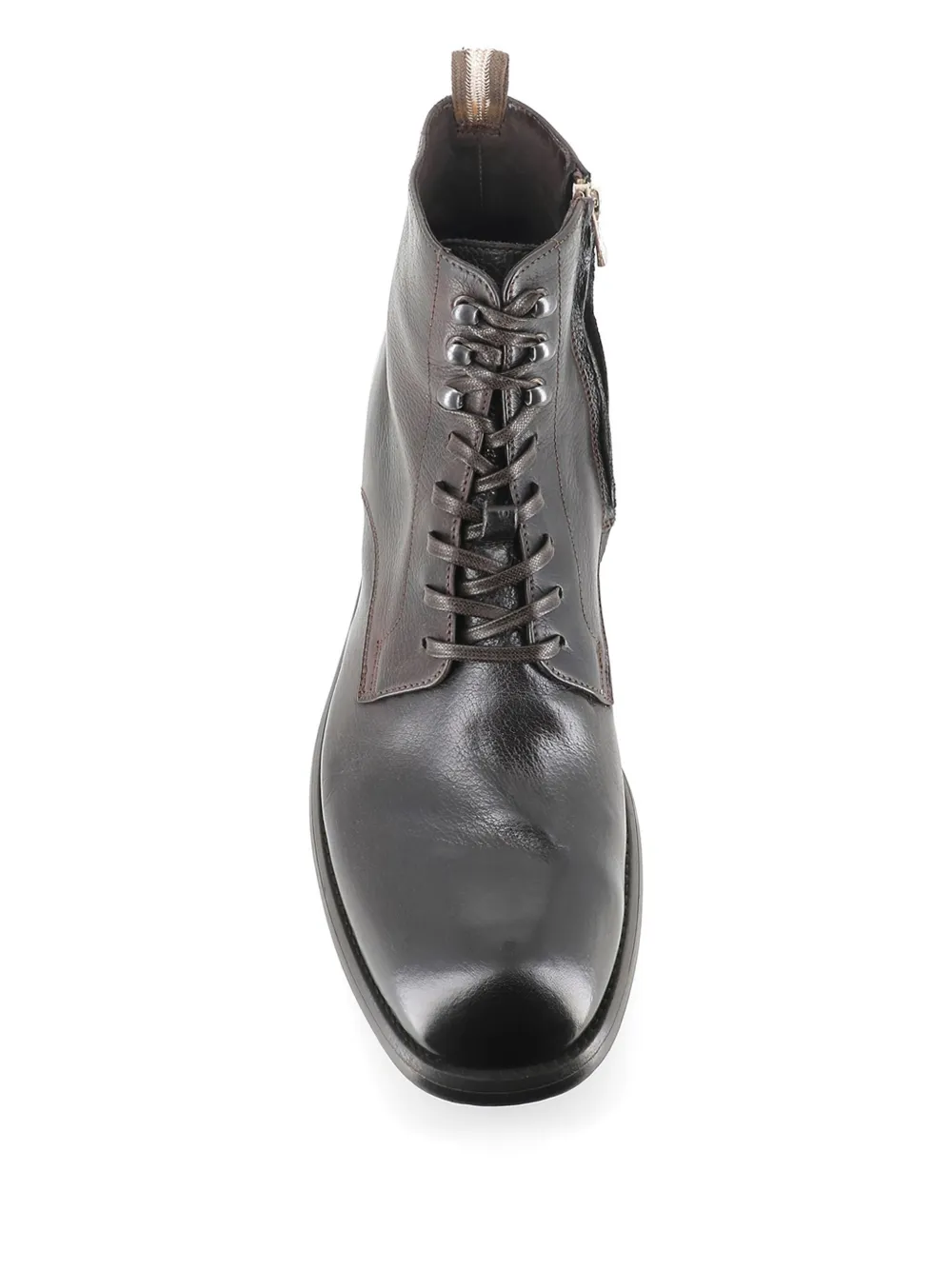 Officine Creative lace-up chelsea boots Brown