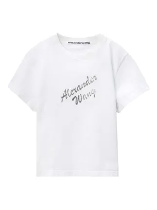 Alexander Wang Shrunken Tシャツ | ホワイト | FARFETCH JP